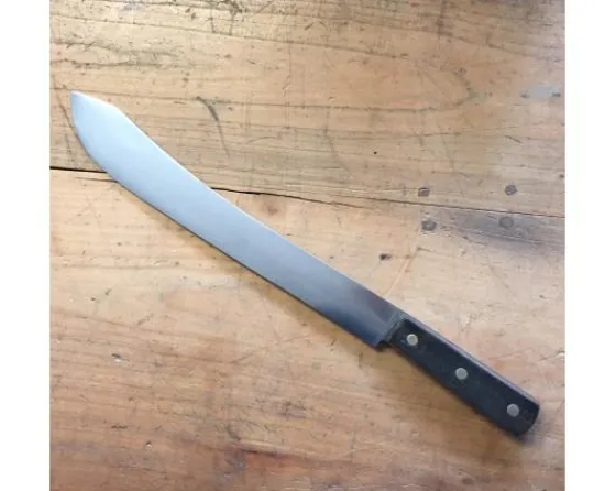 Sabatier Couteaux Lame Carbone | Couteaux À Viande<BOUCHER AMERICAIN 26 cm  - Plate Semelle - Carbone - Manche Bois Ref 306