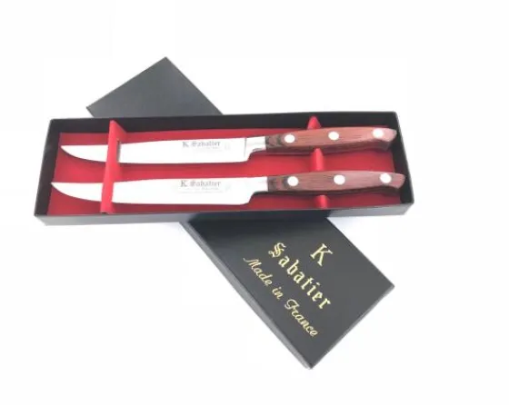 Sabatier K Sabatier - Les Forgés | Couteaux Lame Acier Inoxydable<Coffret de 2 Steaks 13 cm