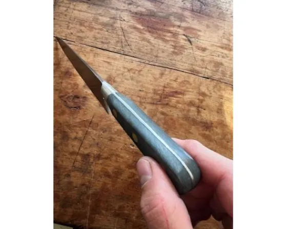 Sabatier Couteaux Lame Carbone | Couteaux À Viande<Cuisine 25 cm  - Ancienne Forge - Manche Bois Noir - Carbone Ref 399