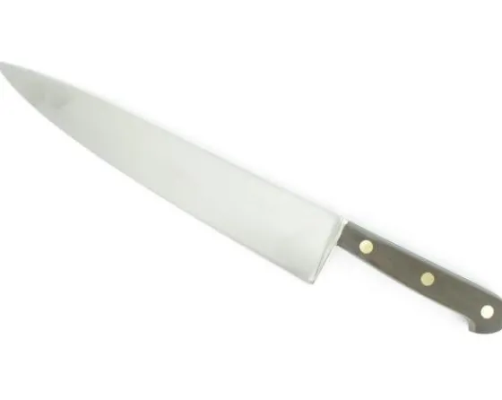 Sabatier Couteaux Lame Acier Inoxydable | Couteaux À Viande<Cuisine 25 cm Canadien - INOX - Bois Noir Ref 909