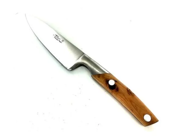 Sabatier Couteaux Lame Acier Inoxydable | Couteaux À Viande<Cuisine large 15 cm - Le Thiers par Goyon - Manche Genévrier
