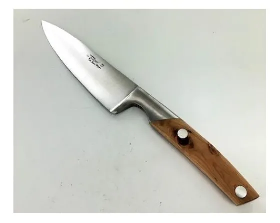 Sabatier Couteaux Lame Acier Inoxydable | Couteaux À Viande<Cuisine large 15 cm - Le Thiers par Goyon - Manche Genévrier
