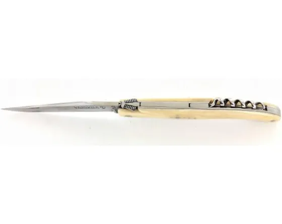 Sabatier Régional | Traditionnel<Design Beillonnet MOF - Laguiole 12 cm - Tire-bouchon - Os de chameau