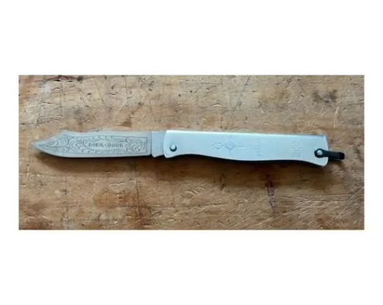 Sabatier Régional | Traditionnel<El Baraka 160 Carbone - Manche Acier Chromé - SERIE LIMITEE - lame sérigraphiée