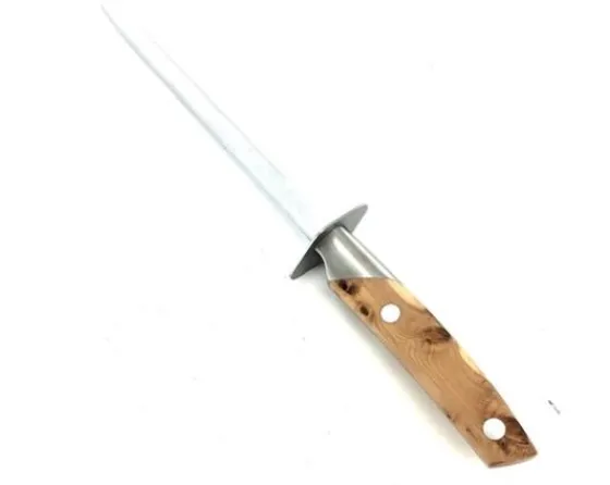 Sabatier Aiguisage Et Fusils<Fusil Rond 25 cm - Embase Forgée - Le Thiers par Goyon - Manche Genévrier