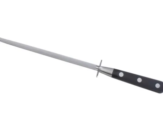 Sabatier Aiguisage Et Fusils<Fusil Rond 20 cm  - Embase Forgée - Manche Noir - Rivets Aluminium