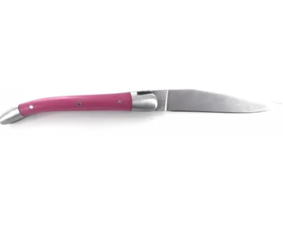 Sabatier Régional | Traditionnel<Laguiole 9 cm - 2 mitres - Tissu Compressé Rose
