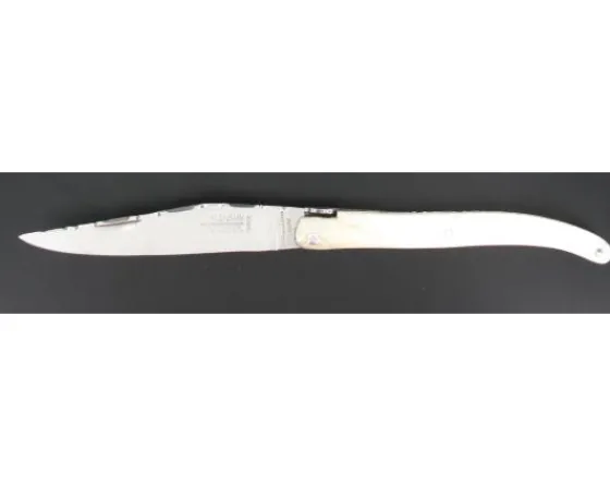 Sabatier Régional | Traditionnel<Laguiole 12 cm - Plein Manche Os - Ressort et lame guillochés