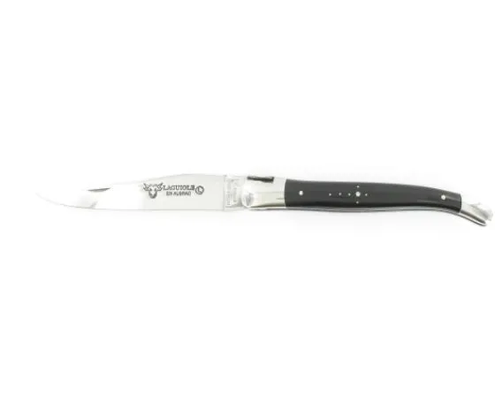 Sabatier Régional | Traditionnel<Laguiole 12 cm Buffle - Abeille en Damas - 2 Mitres
