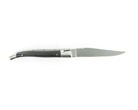 Sabatier Régional | Traditionnel<Laguiole 10 cm Fleur de Diamant - Ebène - 2 mitres