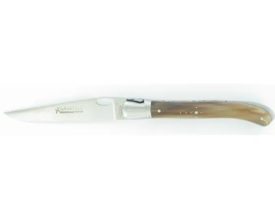 Sabatier Régional | Traditionnel<Laguiole Nature 1 Main Corne Blonde Acier 14C28