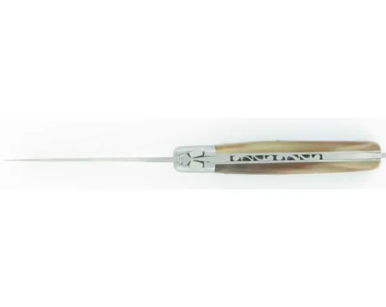 Sabatier Régional | Traditionnel<Laguiole Nature 1 Main Corne Blonde Acier 14C28