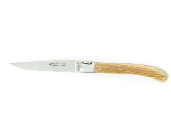 Sabatier Régional | Traditionnel<Laguiole Pocket Olivier - Lame Guillochée