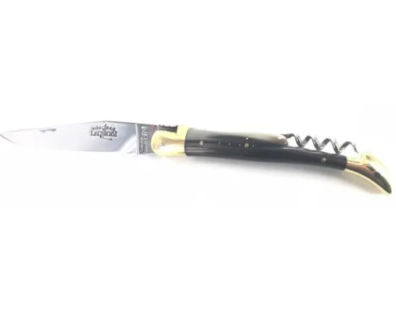 Sabatier Régional | Traditionnel<Laguiole Tradition 12 cm - 2 mitres Laiton - 2 pièces - Ponte de Corne