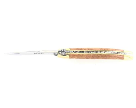 Sabatier Régional | Traditionnel<Laguiole Tradition 9 cm - 2 mitres laiton - Bruyère
