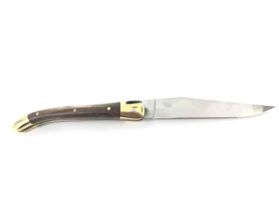 Sabatier Régional | Traditionnel<Laguiole Tradition 9 cm - 2 mitres laiton - Pistachier