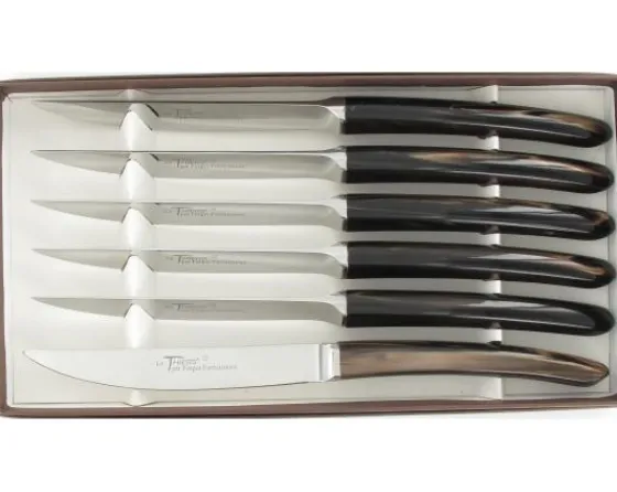 Sabatier Le Thiers®<Le Steak Thiers forgé - manche marron - coffret de 6 pièces