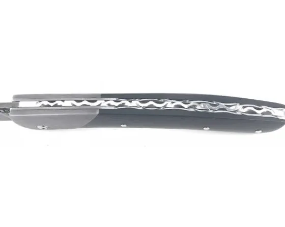 Sabatier Régional | Traditionnel<Le Thiers - Lame et mitre damas - Ebène / skull
