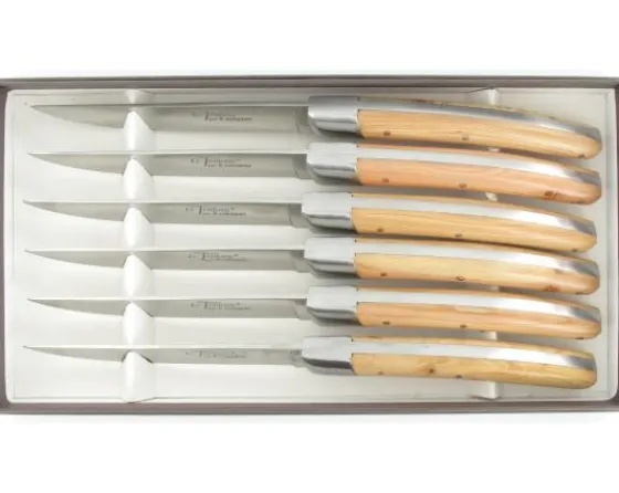 Sabatier Le Thiers®<Le Thiers ® Table - 1 mitre - Genévrier - coffret de 6 pièces