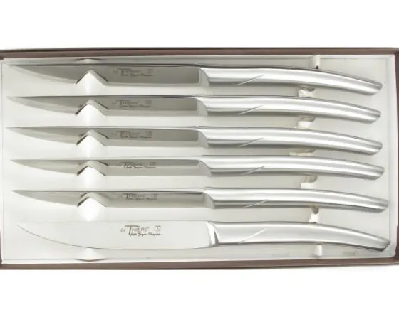 Sabatier Le Thiers®<Le Thiers Monobloc Inox brossé - coffret de 6 pièces