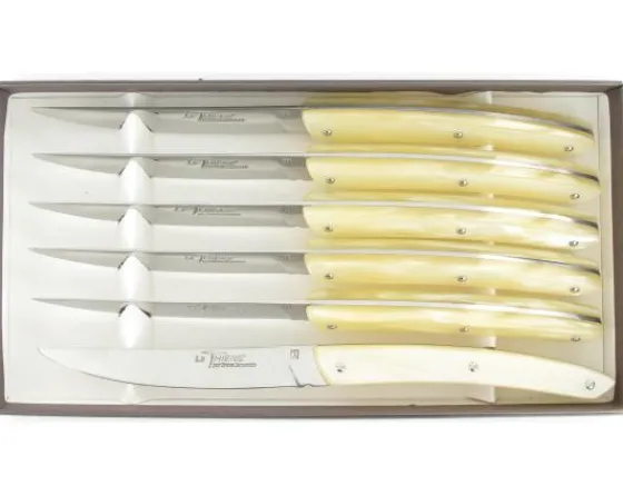Sabatier Le Thiers®<Le Thiers Table - coffret de 6 pièces - Manche Acrylique Champagne