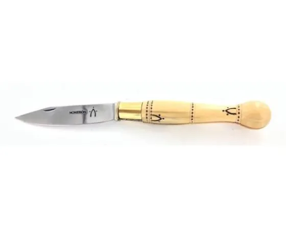 Sabatier Régional | Traditionnel<Nontron Virole n° 22 - Boule - Manche en Buis avec pyrogravure