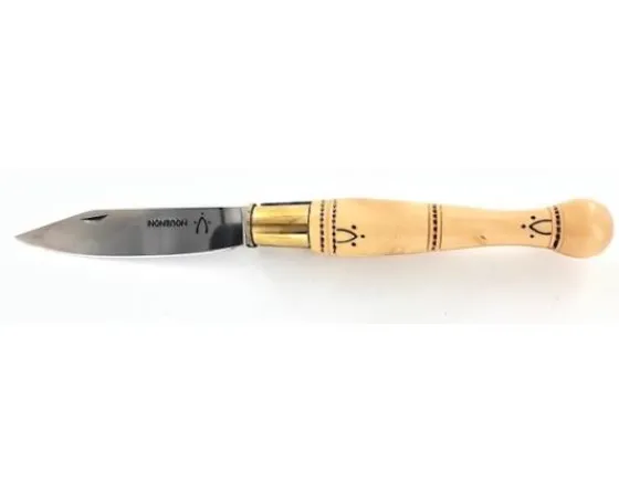 Sabatier Régional | Traditionnel<Nontron Virole n° 30 - Boule - Manche en Buis avec pyrogravure
