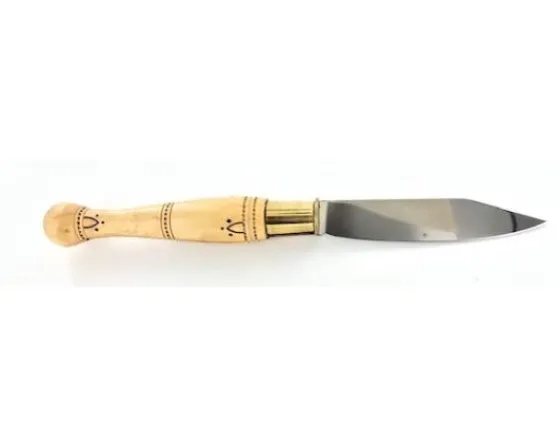Sabatier Régional | Traditionnel<Nontron Virole n° 30 - Boule - Manche en Buis avec pyrogravure