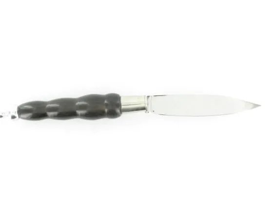 Sabatier Régional | Traditionnel<Nontron Virole n° 25 - Perle - Design C&B Lefrevre - Manche Ebène