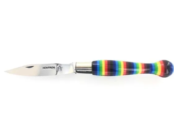Sabatier Régional | Traditionnel<Nontron Virole n° 25 - Sabot - Manche Arc en Ciel