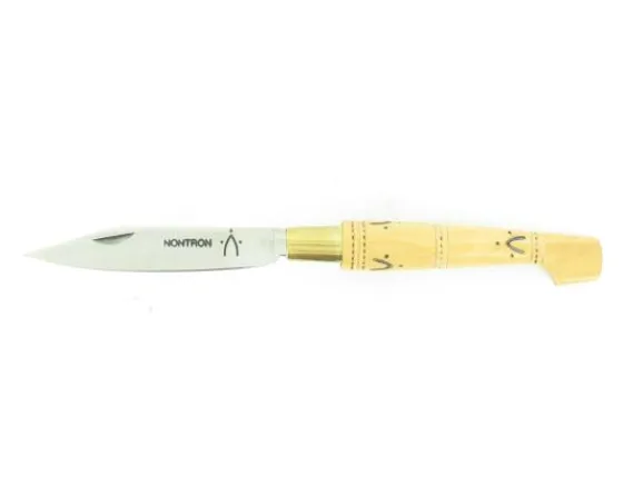 Sabatier Régional | Traditionnel<Nontron Virole n° 12 - Sabot - Manche en Buis avec pyrogravure
