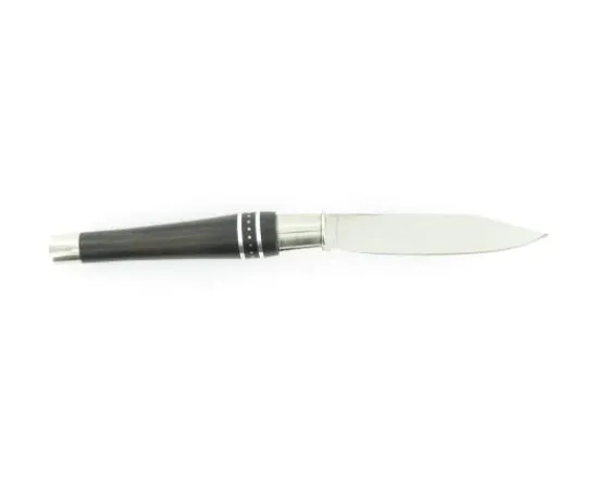 Sabatier Régional | Traditionnel<Nontron Virole n° 22 Double Virole Manche Ebène Aluminium