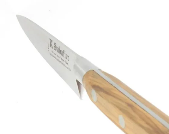 Sabatier Couteaux Lame Carbone | Couteaux D’office<Office 10 cm - Acier Carbone - Manche Olivier