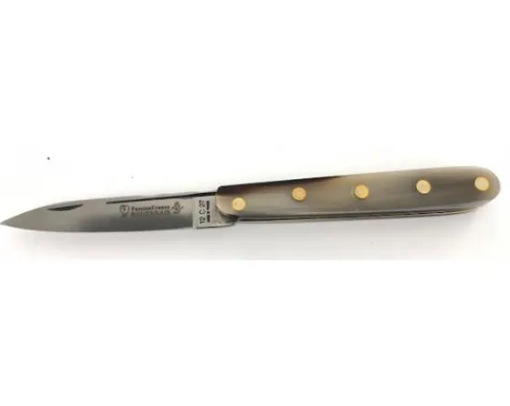 Sabatier Régional | Traditionnel<Rouennais 11 cm - Corne Blonde - Guilloché
