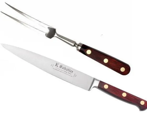 Sabatier Couteaux Lame Acier Inoxydable | Couteaux En Boite Cadeau<Service à Découper Courbe