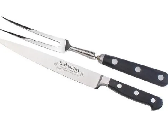 Sabatier Couteaux Lame Acier Inoxydable | Couteaux En Boite Cadeau<Service à Découper Courbe - coffret de présentation