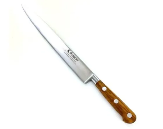 Sabatier Couteaux Lame Carbone | Couteaux À Viande<Tranchelard 30 cm  - Acier Carbone - Manche Olivier