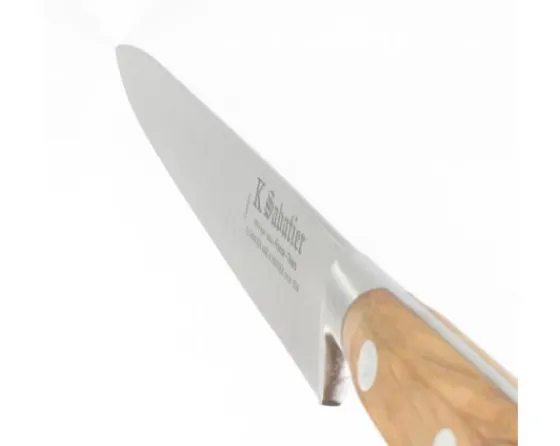 Sabatier Couteaux Lame Carbone | Couteaux À Viande<Tranchelard 25 cm  - Acier Carbone - Manche Olivier