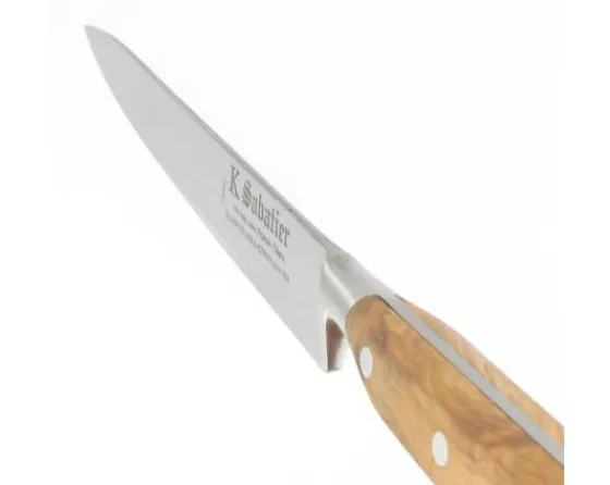 Sabatier Couteaux Lame Carbone | Couteaux À Viande<Tranchelard 20  cm  - Acier Carbone - Manche Olivier