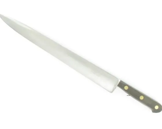 Sabatier Couteaux Lame Acier Inoxydable | Couteaux À Viande<Tranchelard 30 cm Canadien - INOX - Bois Noir ICATL30
