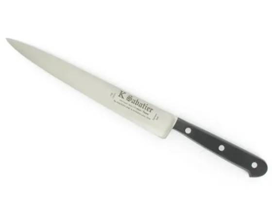 Sabatier Couteaux Lame Acier Inoxydable | Couteaux À Viande<Tranchelard 20 cm Canadien - INOX - MANCHE PLASTIQUE Ref 915