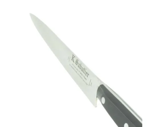 Sabatier Couteaux Lame Acier Inoxydable | Couteaux À Viande<Tranchelard 20 cm Canadien - INOX - MANCHE PLASTIQUE Ref 915