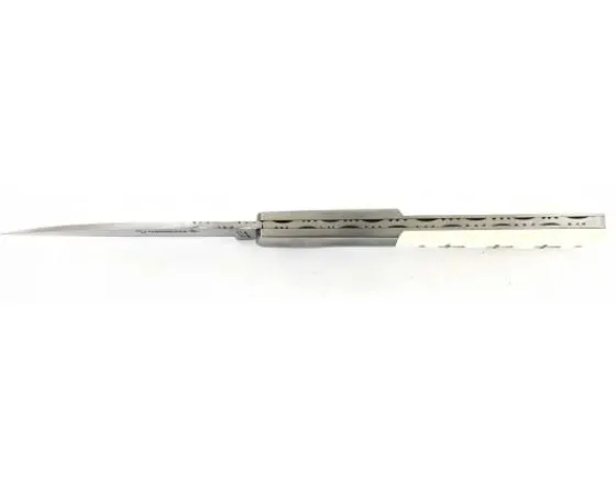 Sabatier Régional | Traditionnel<Vendetta 12 cm - Os - Guilloché - 3 croix gravées